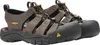 A pair of brown KEEN men's sandals on a white background. Produktbild-Vorschau
