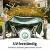 Iropro 140g/m² Abdeckplane Wasserdicht 2x2m Grün/Silber mit Produktbild-Vorschau 4