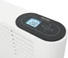 Close-up view of a white electric heater's control panel with a digital display. Anteprima dell’immagine prodotto