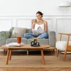 Relaxdays Teelichthalter Set mit Tablett & Steinen,  Ø 19,5 Produktbild-Vorschau 3