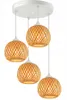 LUXOLAR Pendelleuchte Natural Bambus 4 flammig E27 60 W - Produktbild-Vorschau 1