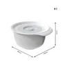 Rotho 1043302590 Fresh set di 2 ciotole 1,2l 4l coperchio Anteprima dell’immagine prodotto 4