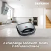Severin SA 2969 Sandwichmaker Schwarz Produktbild-Vorschau 15