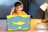 MuchoWow® Laptop Aufkleber Sticker Cover Hai - Cartoon - Produktbild-Vorschau 3