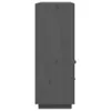 vidaXL Highboard Grau 100x40x108,5 cm Massivholz Kiefer -  Produktbild-Vorschau 9
