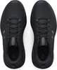 A top-down view of a pair of black Under Armour running shoes on a white background. Produktbild-Vorschau
