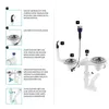 GRANMASTER Siphon Küchenspüle Automatischer 2-Kammer Produktbild-Vorschau 3