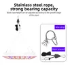 A grow light suspended by ropes, with a close-up of accessories. Náhled obrázku produktu
