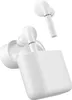 A pair of white wireless earbuds and their charging case against a white background. Náhľad obrázku produktu