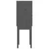 vidaXL Highboard Grey 60x40x120 cm Masivní borovicové dřevo Náhled obrázku produktu 6