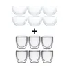 Klasique Doppelwandige Gläser Set – 6 Espressogläser 100ml Produktbild-Vorschau 1