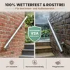 MONZANA® Edelstahl Handlauf V2A Geländer Treppengeländer Produktbild-Vorschau 4