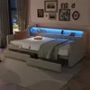 MODFU Schlafsofa Tagesbett 90x200cm mit Lattenrost und zwei Produktbild-Vorschau 4