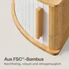 Praknu Brotkasten Ecke Holz mit Schiebetür – Platzsparende Produktbild-Vorschau 4