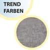 Marketing image with text and a close-up of fabric texture. Produktbild-Vorschau