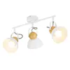 ZMH faretto da soffitto bianco vintage 3 fiamme retrò Anteprima dell’immagine prodotto 10