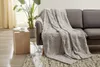 Gözze Jacquard Decke Franka, 150 x 200 cm, silber Produktbild-Vorschau 4