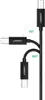 Ugreen USB-C na USB-B 2.0 kábel tlačiarne 1 m - čierny Náhľad obrázku produktu 4