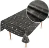 Tischdecke Wachstuch Premium Ornamente Grau Robust Produktbild-Vorschau 1