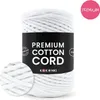 KOKONKI Premium Baumwollkordel 3 mm 100 m Weiß aus Produktbild-Vorschau 1