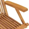 vidaXL Zahradní židle 2 ks. Skládací židle z teakového Náhled obrázku produktu 8