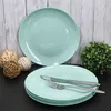 sada 6 mátových skleněných talířů Ø 24,4 cm grilovací talíř Náhled obrázku produktu 5