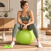 Gymnastikball 55cm mit Pumpe Pilates Ball Pilatesball Produktbild-Vorschau 7