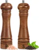 Salz- und Pfeffermühlen-Set aus Holz, nachfüllbar, Salz- Produktbild-Vorschau 1