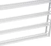 A white, multi-tiered shelf unit against a white background. Podgląd zdjęcia produktu
