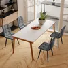 Chaises De Salle à Manger (lot De 4), Grises, Avec Dossier, Voir les images du produit 8