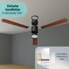 Noaton® Deckenventilator mit Beleuchtung, Fernbedienung, Produktbild-Vorschau 7