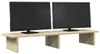 vidaXL Stojan na monitor Sonoma dub 100x27x15 cm Materiál Náhľad obrázku produktu 3