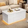 Sweiko 100x50x45cm Couchtisch 4-in-1 höhenverstellbarer Produktbild-Vorschau 4