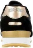 Back view of a black and gold sneaker. Produktbild-Vorschau