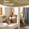 LS-LebenStil Küchenregal Eckregal Holz Metall 52cm Produktbild-Vorschau 7