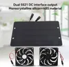Vodotěsný ventilátor na solární pohon - venkovní ventilátor Náhled obrázku produktu 8