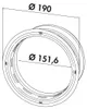 Naber P-K-Klima-R 150 condotta a parete, antracite 4051070 Anteprima dell’immagine prodotto 2
