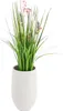 Vase TOKIO 30cm - leicht konisch, creme grau, Keramik, Produktbild-Vorschau 7