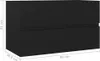 vidaXL Waschbeckenunterschrank Schwarz 80x38,5x45 cm Produktbild-Vorschau 7
