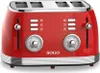 Sogo TOS-SS-5465, 4 dischi, rosso, acciaio inox, comando a Anteprima dell’immagine prodotto 1