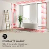 Blumfeldt Badheizkörper, Design Heizkörper Flach, Sparsamer Produktbild-Vorschau 5