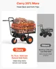 VEVOR Elektro Gartenwagen, 36V 432Wh Akku-Betriebener Produktbild-Vorschau 3