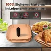 Carta forno per friggitrici ad aria KitchenBoss: 100 pezzi, Anteprima dell’immagine prodotto 6