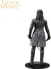 A Game of Thrones Arya Stark action figure, shown from the back, standing on a black display base. Náhled obrázku produktu