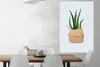 MuchoWow® Poster Pflanze - Aloe Vera - Blumentopf 80x120 cm Produktbild-Vorschau 2