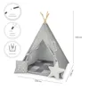 Tipi Kinderzelt für Kinderzimmer Zelt Spielzimmer Indoor Produktbild-Vorschau 3