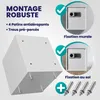 DEUBA® Coffre-fort électronique gris acier 2 clés 4 piles Voir les images du produit 5