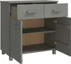 vidaXL Príborník HAMAR Light Grey 79x40x80 cm Masívne Náhľad obrázku produktu 5