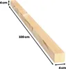 Palo di legno - 3,2 m in 4 x 4 cm Anteprima dell’immagine prodotto 2