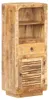 vidaXL Highboard 45x32x110 cm Raues Mangoholz Produktbild-Vorschau 7